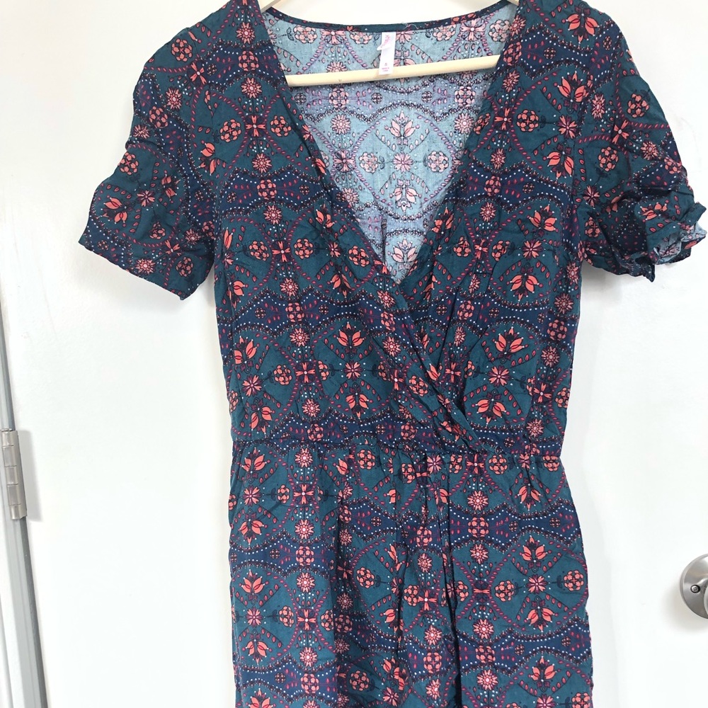 Floral romper dress
